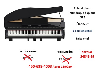 roland piano numerique piano digital  piano a queue bluetooth usb finit laue application cellulaire tablette instrument neuf 