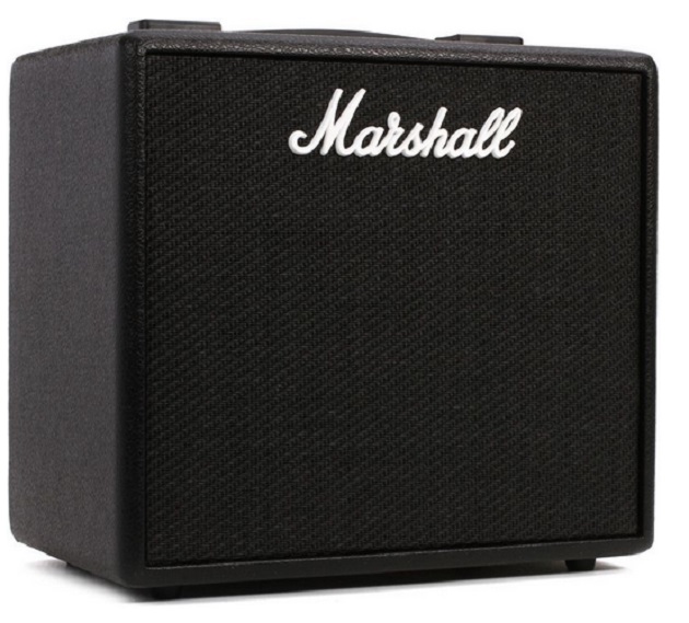  Le combo Marshall CODE 50W 1x12 allie l’héritage de Marshall à une technologie de pointe, pour aboutir à un petit ampli puissant qui exploite tous les sons dont vous rêvez. La gamme offre un choix de modèles d'amplis numériques, d'amplificateurs de puissance, de simulations d'armoire, d'effets et plus encore, vous permettant de composer toutes les possibilités dont vous avez besoin. Différents choix de nettoyages étincelants, de crunchs vintage et d’options modernes à gain élevé peuvent être combinés avec les classiques Marshall 100W ou British Class A par exemple, puis vous pouvez choisir parmi différentes simulations 1x12, 2x12 ou 4x12. Ajoutez une sélection de 24 FX et vous avez tout ce dont vous avez besoin en une seule configuration. CODE possède 14 préamplis MST, 4 amplis de puissance MST et 8 enceintes MST. Il a 24 effets spéciaux, y compris: Compresseur, Distorsion classique Stompbox, Auto Wah, Pitch Shifter, Chorus, Phaser, Flanger et Tremolo. Il comprend des délais avec Tap Tempo et des réverbérations de qualité studio. Les préamplis MST de CODE produisent certains des sons Marshall les plus acclamés et les plus appréciés: JTM45 2245, 1962 Bluesbreaker, 1959SLP Plexi, JCM800 2203, JCM2555 Silver Jubilee, JCM2000 DSL100, JVM410H et plus. CODE est doté des amplificateurs de puissance EL34, 5881, EL84 et 6L6 MST et des modèles d’enceintes MST: 1960, 1960V, 1960AX, 1960HW, 1936, 1936V, 1912 et 1974X. L'ampli peut être connecté via USB ou Bluetooth, ce qui permet de contrôler à distance toutes les fonctionnalités et fonctions de l'amplificateur via le logiciel Marshall Gateway. Ce logiciel comprend une application pour les appareils mobiles avec du contenu supplémentaire, comme l'accès à la communauté en ligne à venir, des didacticiels, le partage de correctifs, etc.      Puissance: 50W (état solide)     Entrée unique     14 modèles de préamplis     4 modèles d’ampli     8 modèles de cabine de haut-parleur  The Marshall CODE 50W 1x12 combo combines the Marshall legacy with state-of-the-art technology, culminating in a potent little amp that taps into all the tones you crave. The range offers a choice of digital amp models, power amps, cabinet simulations, FX and more allowing you to dial in every tonal possibility you need. Various choices of glistening cleans, vintage crunches and modern high gain options can be mixed and matched with classic Marshall 100W or British Class A power stage for example, and then run through a choice of various 1x12, 2x12 or 4x12 simulations. Add from a selection of 24 FX and you have all you need in one complete setup. CODE has 14 MST preamps, 4 MST power amps and 8 MST speaker cabinets. It has 24 FX including: Compressor, classic stompbox Distortions, Auto Wah, Pitch Shifter, Chorus, Phaser, Flanger and Tremolo. It includes Delays with Tap Tempo, and studio quality Reverbs. CODE’s MST preamps produce some of the most acclaimed and best loved Marshall tones: JTM45 2245, 1962 Bluesbreaker, 1959SLP Plexi, JCM800 2203, JCM2555 Silver Jubilee, JCM2000 DSL100, JVM410H and more. CODE features EL34, 5881, EL84 & 6L6 MST power amp voicings, and MST speaker cabinet models: 1960, 1960V, 1960AX, 1960HW, 1936, 1936V, 1912 & 1974X. The amp can be connected via USB, or Bluetooth allowing remote control of all the amps features and functions via the Marshall Gateway software. This software includes an app for mobile devices with extra content such as access to the upcoming online community, tutorials, patch sharing and more.      Power: 50W (solid state)     Single input     14 preamp models     4 power-amp models     8 speaker cab models