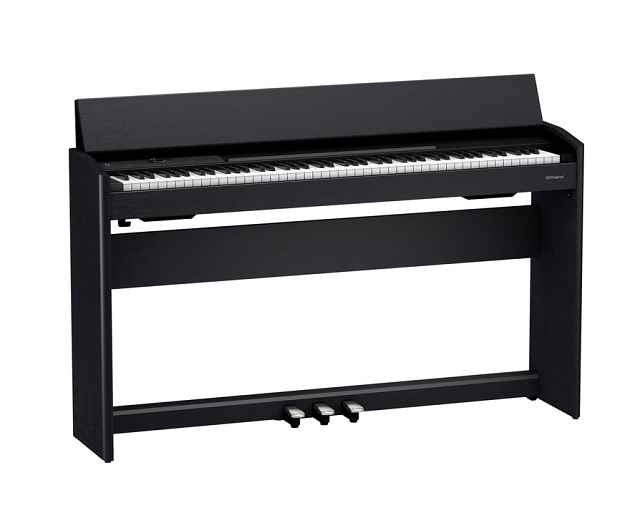 piano roland digital numedique F701      Une grande expressivité grâce à la technologie SuperNATURAL Piano     Toutes les sensations et le toucher d'un piano acoustique grâce au clavier PHA-4 Standard     Un look moderne discret et un format compact qui se loge facilement dans tout type de pièce     La technologie Headphone 3D Ambience procure une expérience de jeu immersive et réaliste lorsque vous jouez au casque     Un affichage à icônes intuitives     La connexion à un smartphone via Bluetooth audio pour jouer sur vos morceaux favoris     Compatible avec l'application Roland Piano App, qui vous encourage à jouer du piano plus souvent     Banc à hauteur réglable BNC-05 inclus (selon les pays)     Disponible en finitions Chêne léger, Blanc et Noir