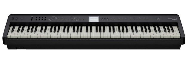 A Modern Portable Piano with Powerful Entertainment Features  The FP-E50 brings you a premium digital piano experience—and so much more. This fun portable instrument is filled with Roland’s top technologies, providing a complete creative hub for learning, performing, and writing music.  Develop and perform authentic piano techniques with the SuperNATURAL Piano engine and 88 weighted-action keys. Explore synthesizers, orchestral voices, and more with the advanced ZEN-Core sound engine, backed by interactive accompaniments that put you in control of a full band. Connect a mic and sing with vocal effects and real-time harmonies. And go further with Bluetooth® audio/MIDI support, onboard recording, computer connectivity, and numerous expansion options on Roland Cloud.      Versatile piano and entertainment instrument filled with advanced Roland technologies     Authentic grand piano sound and touch with Roland’s SuperNATURAL Piano sound engine and PHA-4 Standard 88-note hammer-action keyboard     Expandable ZEN-Core sound engine with 1018 onboard sounds, including synthesizers, orchestral and world instruments, guitar, bass, drums, and more     Interactive accompaniments with professional styles created by top composers and performers     Expand your creative range with Z-Style Packs, EXZ Wave Expansions, and SDZ Sound Packs on Roland Cloud     Mic input and pro vocal effects, including real-time harmonies and voice transformer sounds     Bluetooth audio/MIDI support for interfacing with mobile devices     Streamlined panel with intuitive controls and easy access to deeper features     Save favorite sounds for fast recall and store entire keyboard setups in Scene memories     Onboard stereo speaker system with rich, full sound     Headphones jack to play and practice without disturbing others     Stereo audio output for connecting to an external sound system     Stereo audio input for connecting a music player or other device     Onboard recording function with overdub capability     USB audio/MIDI interface for working with music production software on computers and mobile devices     USB memory port for saving recordings, sound setups, and system settings to a USB flash drive     Remotely control FP-E50 features, download songs, and more with the Roland Piano App for iOS and Android     Create a unified upright piano look with the KSFE50 stand and KPD-70 pedal unit     KS-10Z, KS-12, and KS-20X stands and DP series pedals available for portable use Un piano portable moderne avec de puissantes fonctions d'accompagnement  Le FP-E50 vous procure une expérience de piano numérique premium, et bien d'autres choses. Cet instrument portable ludique est rempli des meilleures technologies Roland, constituant une plateforme solide pour apprendre, jouer et composer.  Développez et utilisez d'authentiques techniques pianistiques grâce au générateur de sons SuperNATURAL Piano et au clavier lesté à 88 notes. Explorez des sons de synthétiseur, des sons d'orchestre et bien d'autres grâce au générateur de sons évolué ZEN-Core, assisté d'un accompagnement automatique qui vous permet de contrôler un orchestre complet. Connectez un micro et chantez en utilisant des effets vocaux et des harmonies en temps réel. Passez à l'étape supérieure grâce au Bluetooth® audio/MIDI, à l'enregistreur intégré, à la connexion à un ordinateur et à de nombreux contenus supplémentaires disponibles sur Roland Cloud.      Un piano et instrument d'accompagnement rempli de technologies Roland évoluées     Un son et un toucher authentiques de piano à queue grâce au générateur de sons SuperNATURAL et au clavier PHA-4 Standard à 88 notes et action de marteaux     Un générateur de sons ZEN-Core extensible avec 1018 sons déjà intégrés : synthétiseurs, sons d'orchestre et ethniques, guitares, basses, batteries, etc.     Des accompagnements interactifs, créés par les meilleurs compositeurs et musiciens professionnels, dans divers styles     Augmentez votre potentiel créatif grâce aux Packs Z-Style, Extensions de forme d'onde EXZ et Packs de sons SDZ de Roland Cloud     Une entrée micro et des effets professionnels, dont des harmonies en temps réel et des transformations de voix     La connexion audio/MIDI par Bluetooth pour interagir avec les terminaux mobiles     Un panneau de commandes épuré avec des contrôleurs intuitifs et un accès aisé aux paramètres détaillés     Sauvegardez vos sons favoris pour les rappeler rapidement, et mémorisez des réglages complets de clavier dans les Scenes     Un système de haut-parleurs stéréo intégré produisant un son riche et plein     Une prise casque pour jouer et travailler sans déranger l'entourage     Une sortie audio stéréo pour la connexion à un système d'amplification     Une entrée audio stéréo pour connecter un lecteur de musique ou autre appareil     Un enregistreur intégré avec possibilités d'overdub     Une interface audio/MIDI par USB pour travailler avec des applis de production musicale sur ordinateur ou terminal mobile     Un port USB pour sauvegarder des enregistrements, des réglages de sons et de système sur clé USB     Contrôlez les fonctions du FP-E50 et téléchargez des morceaux de musique depuis l'appli Roland Piano pour iOS et Android     Bénéficiez d'un look de piano droit grâce au stand KSFE50 et au pédalier KPD-70     Stands KS-10Z, KS-12 et KS-20X et pédaliers DP sont disponibles pour une utilisation portable